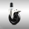 Service Caster 5 Inch 316SS Soft Rubber Swivel 1-5/8 Inch Expanding Stem Caster Lock Brake SCC SCC-SS316TTLEX20S514-SRS-158 - alternate 1